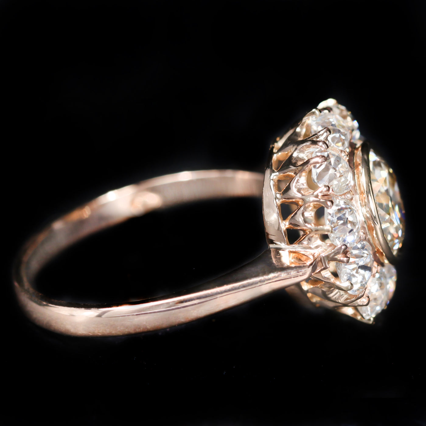 Victorian Restoration GIA 1.16 Carat Diamond Engagement Ring