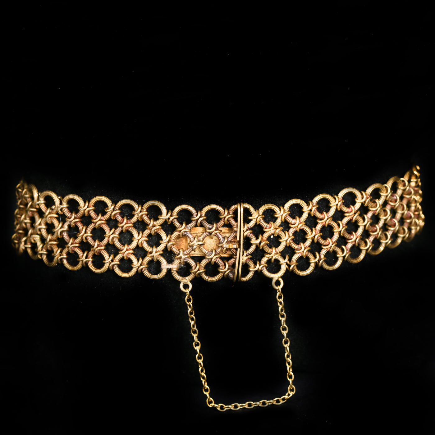 Victorian Mesh Circular Link Bracelet