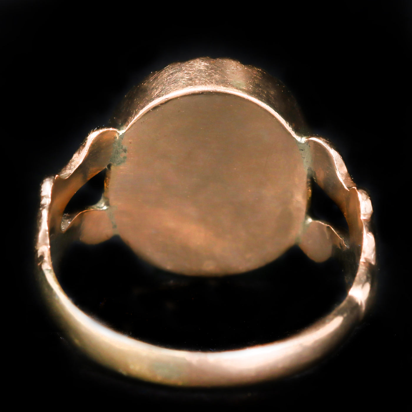 Victorian 14K Yellow Gold Carnelian Intaglio Ring