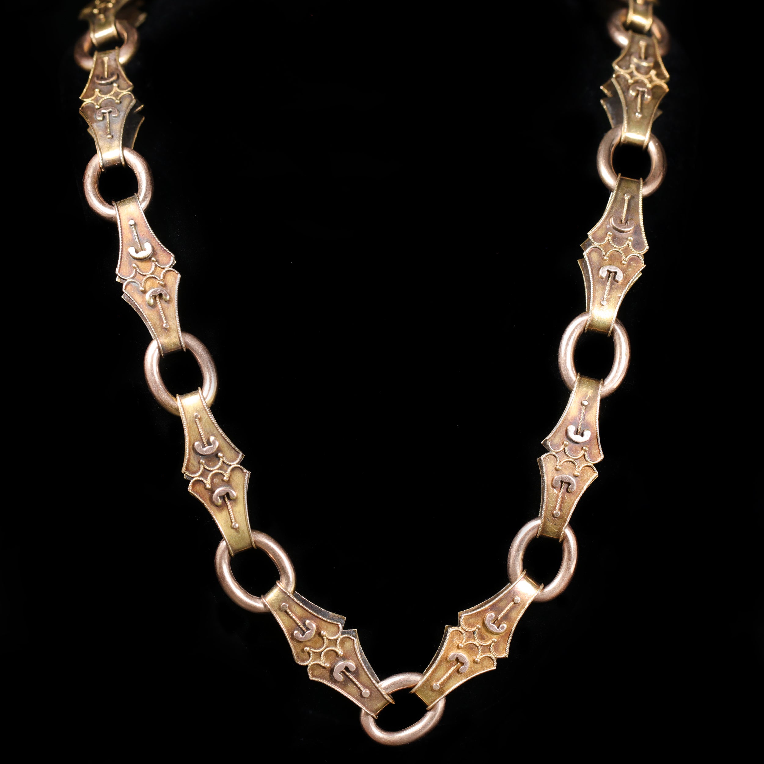 Victorian Etruscan Revival Link Necklace, 20 Inches – Walton's Jewelry
