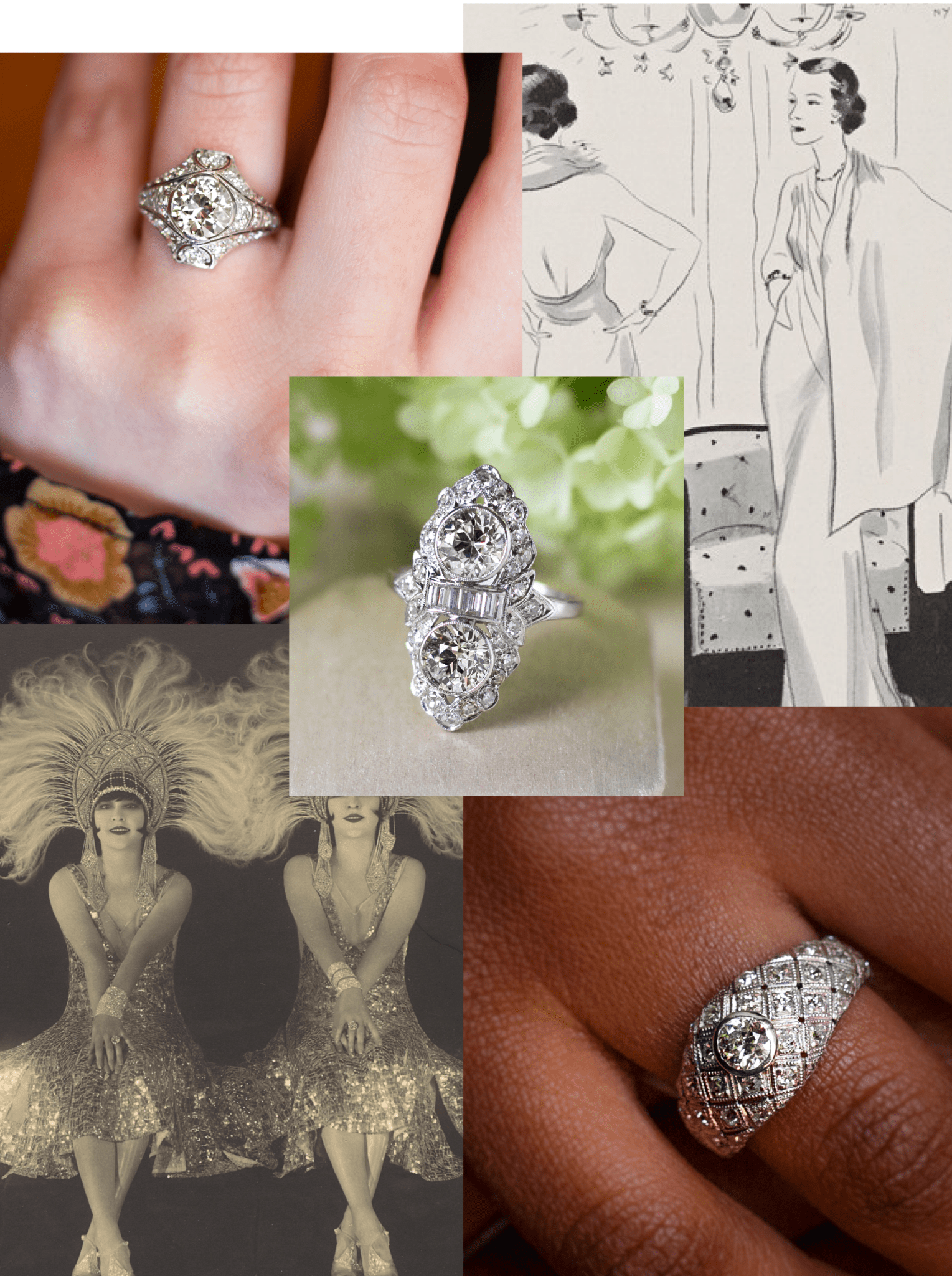 Art Deco Jewelry Settings: Illusions of Grandeur - Walton's Jewelry