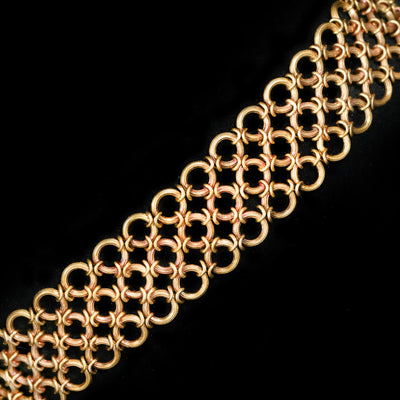 Victorian Mesh Circular Link Bracelet