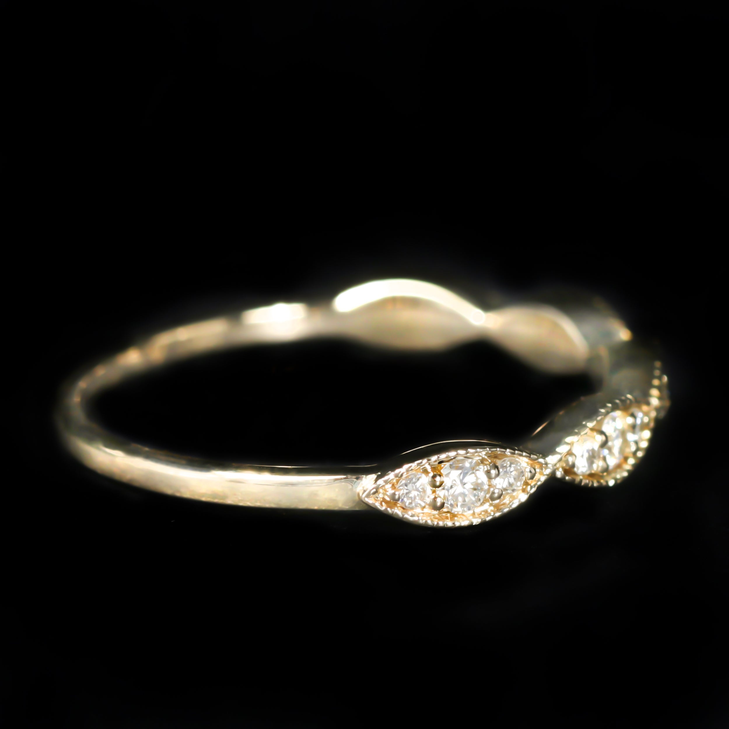14K Yellow Gold 0.29 CTW Diamond Band