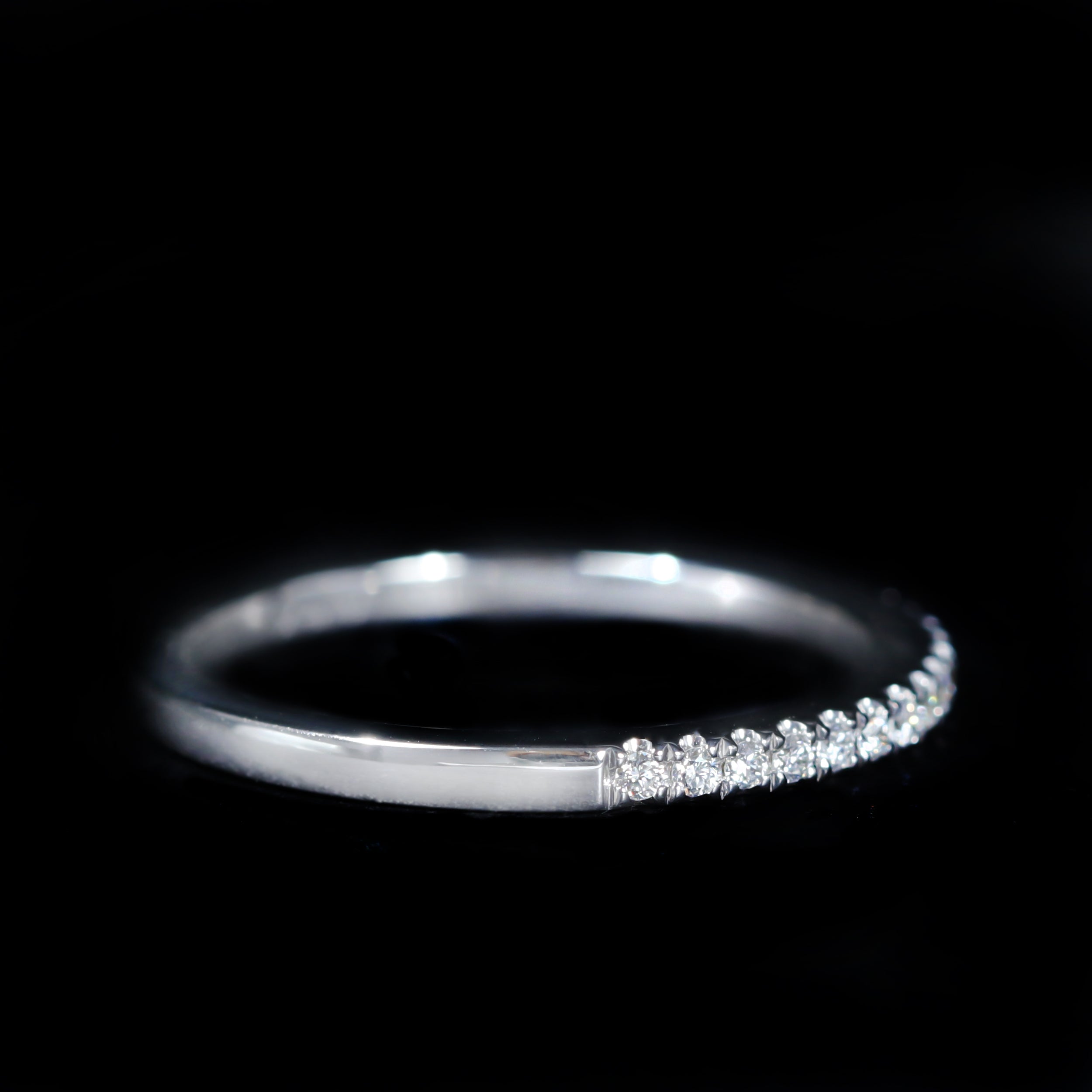 14K White Gold 0.16 CTW Diamond Band