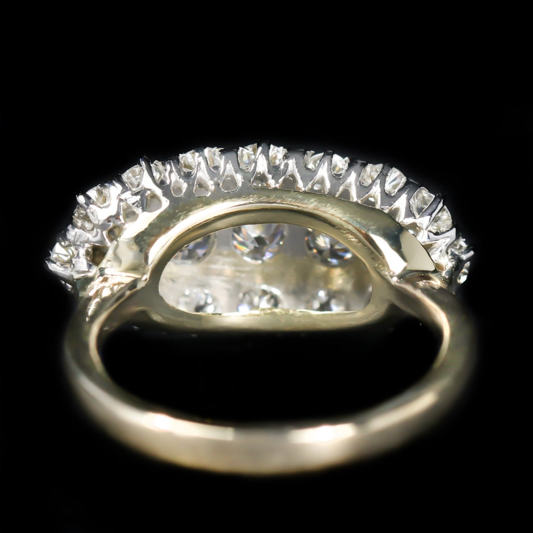 Edwardian 1.50 CTW Old European Cut Diamond Ring - Walton's Jewelry