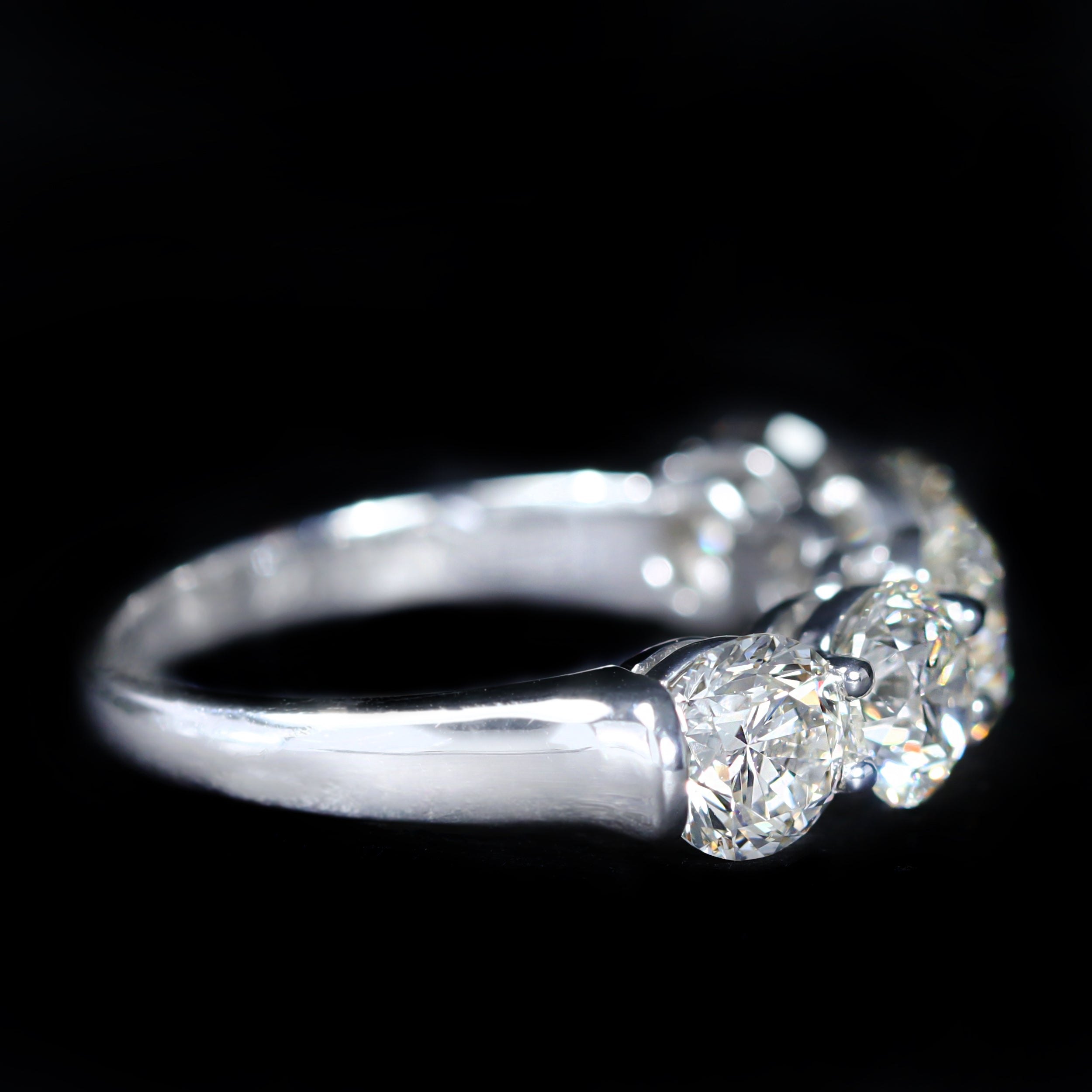 18K White Gold 3.55 CTW Diamond Band
