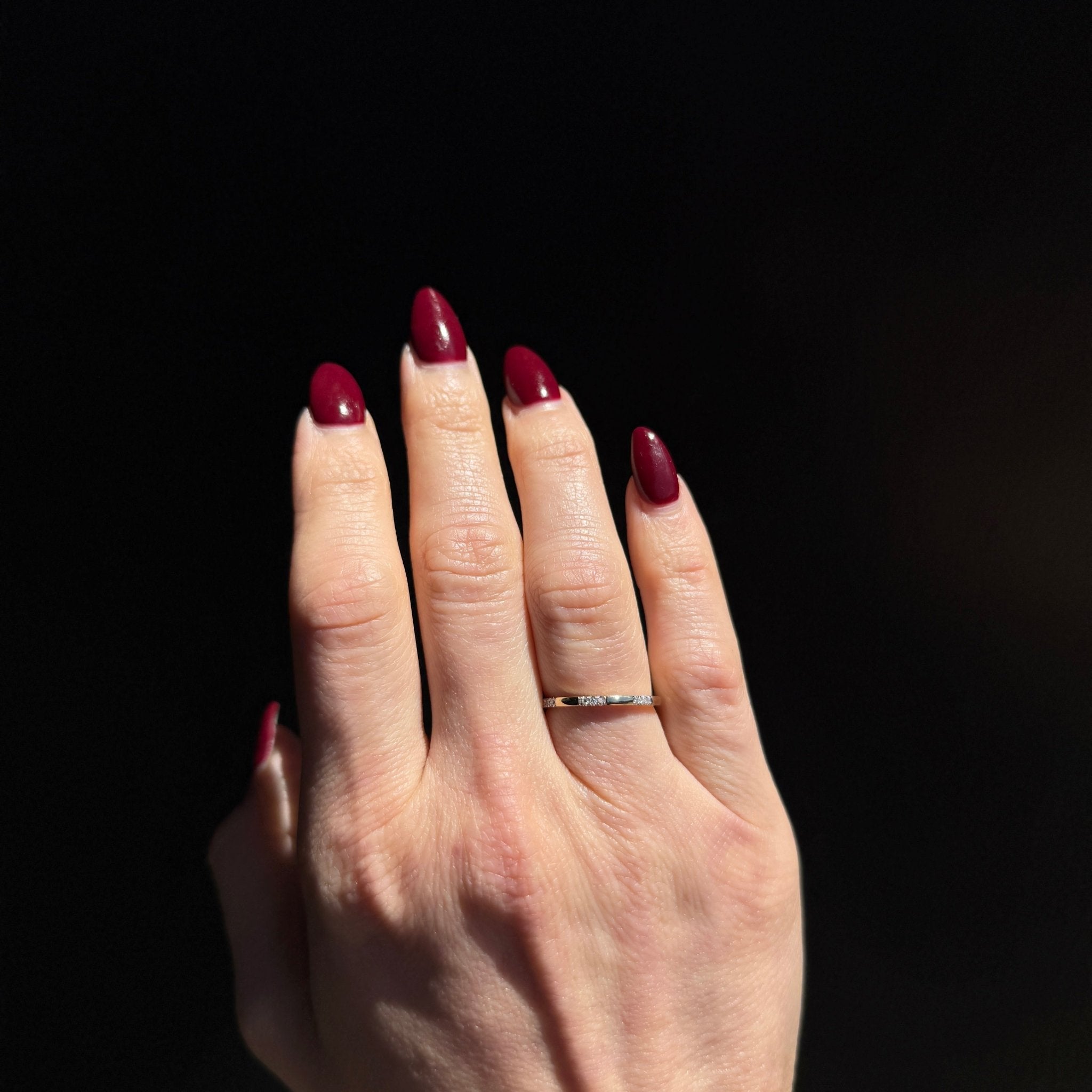 14K Yellow Gold 0.05 CTW Diamond Band - Walton's Jewelry