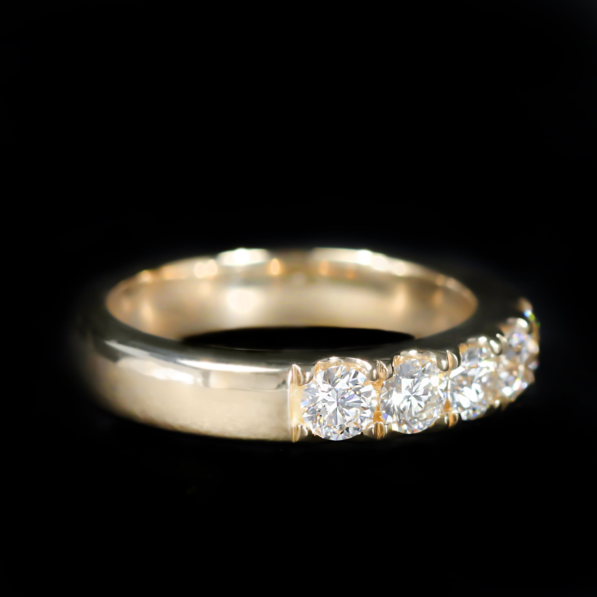 14K Yellow Gold 1.63 CTW Diamond Band
