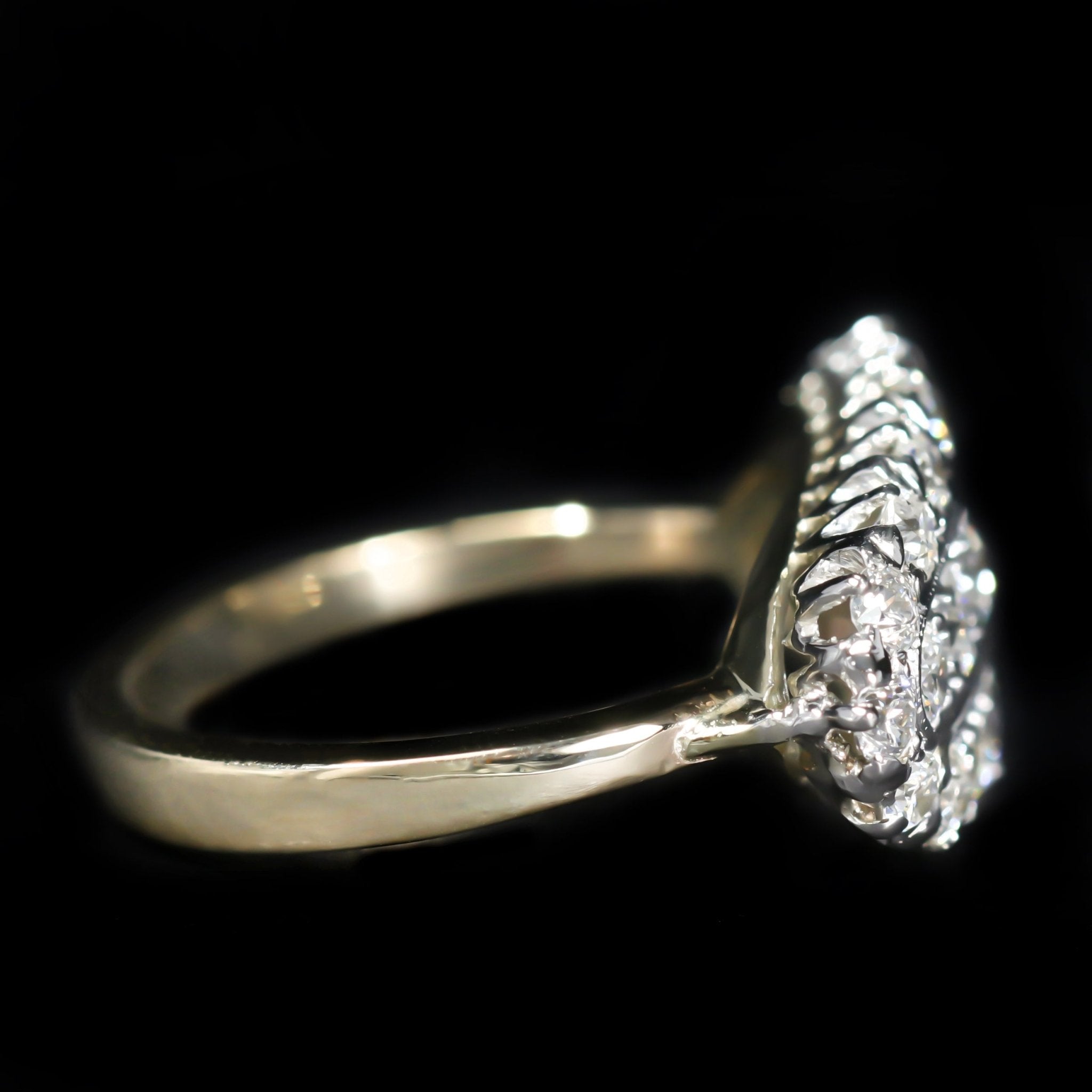 Edwardian 1.50 CTW Old European Cut Diamond Ring - Walton's Jewelry