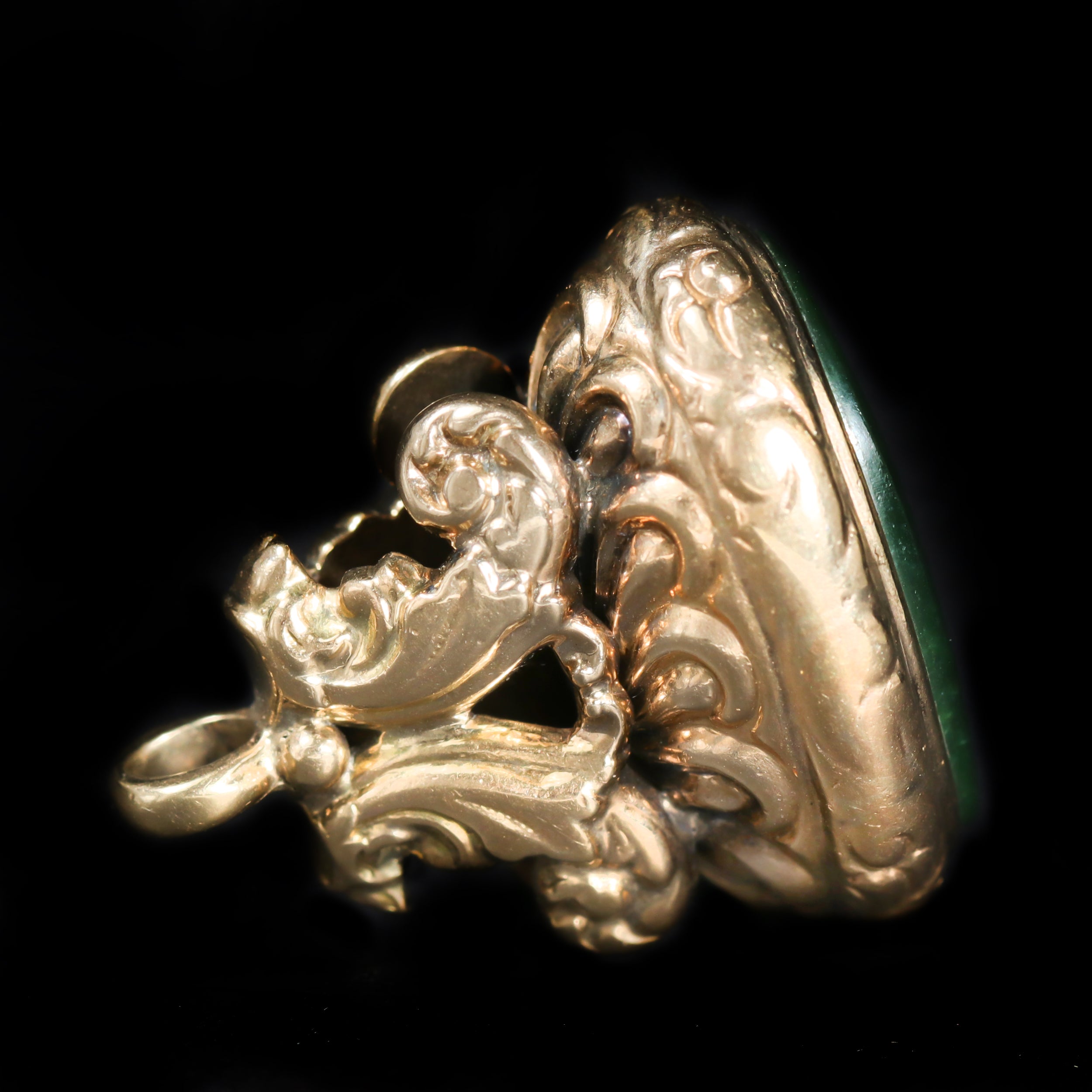 Victorian Chrysoprase Intaglio Watch Fob Pendant – Walton's Jewelry