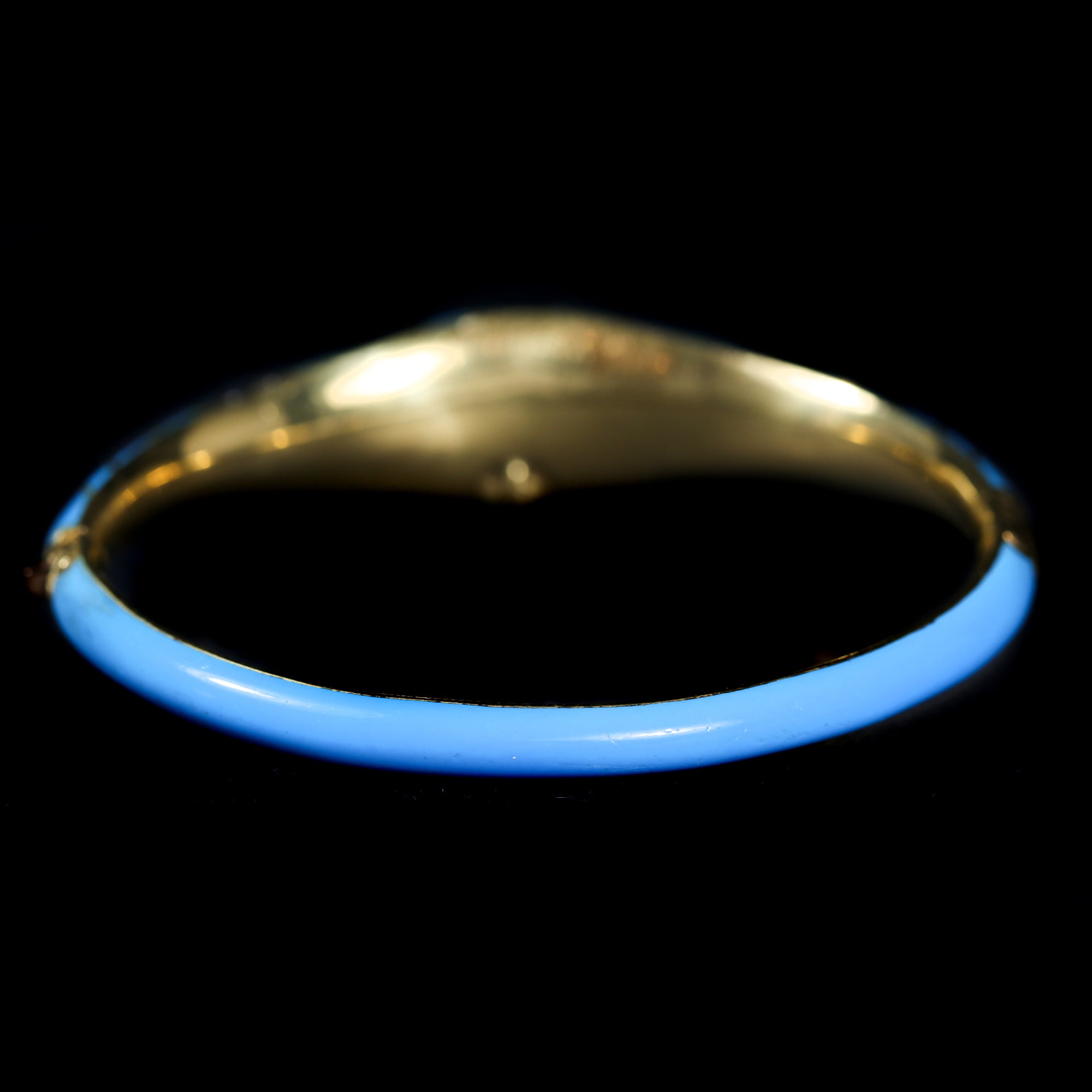 Victorian 1.35 CTW Diamond and Enamel Bangle Bracelet – Walton's