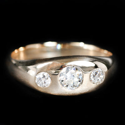 Victorian 0.65 CTW Diamond Gypsy Ring