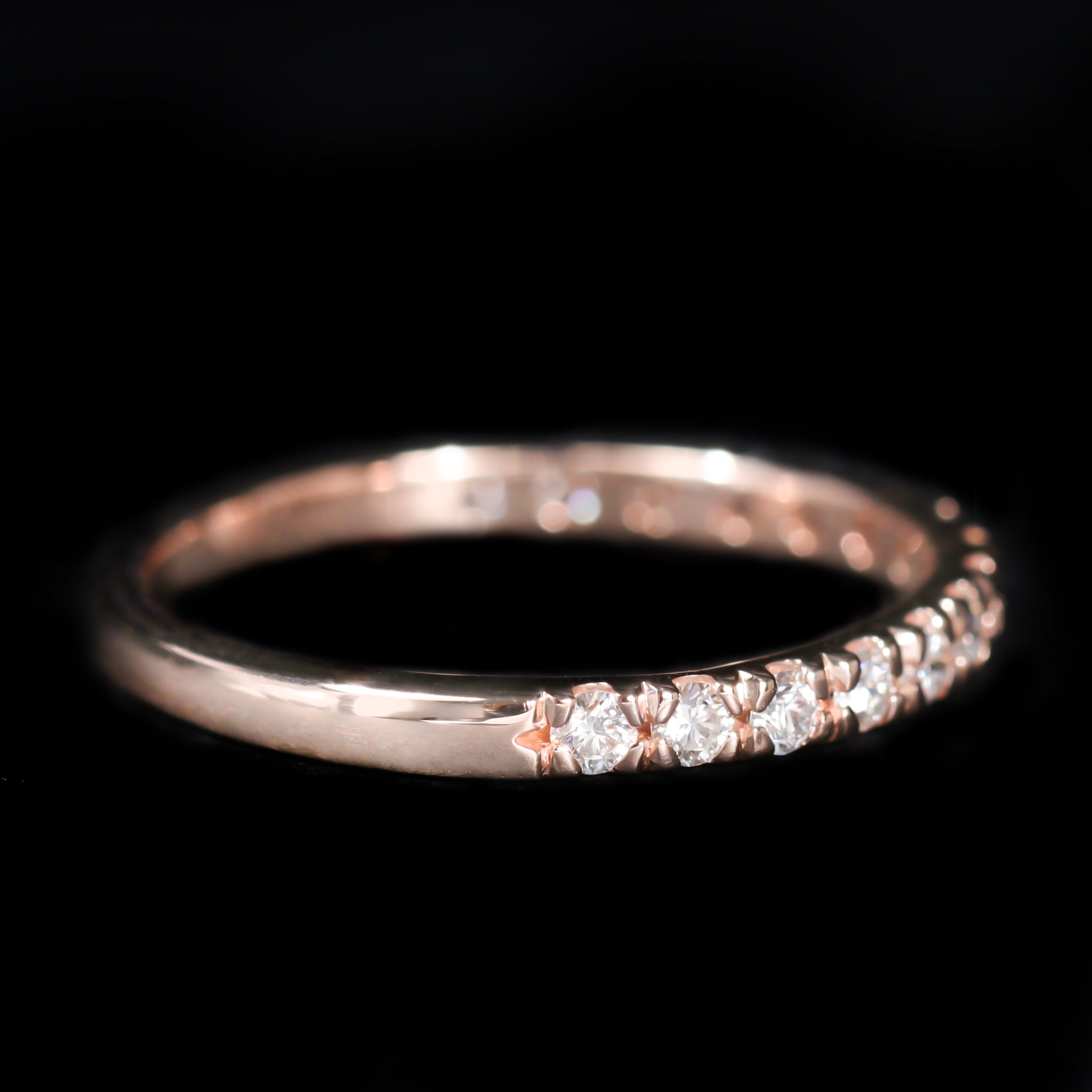 14K Rose Gold 0.37 CTW Diamond Band