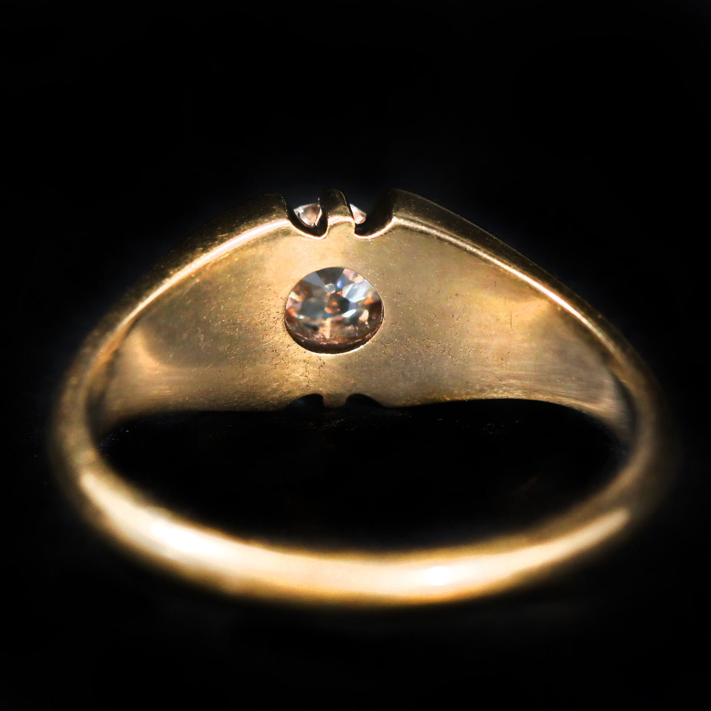Victorian 0.65 Carat Old Mine Cut Diamond Ring