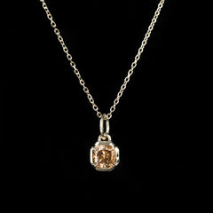 14K Yellow Gold 0.84 Carat Fancy Brown Diamond Charm - Walton's Jewelry