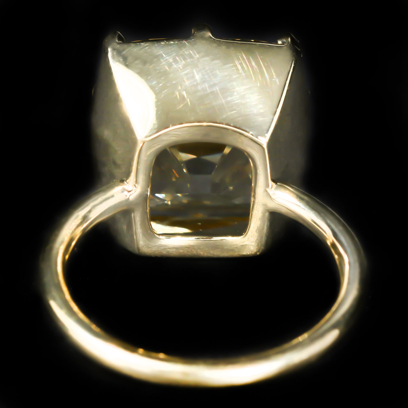 14K Yellow Gold 8.19 Carat Citrine Ring