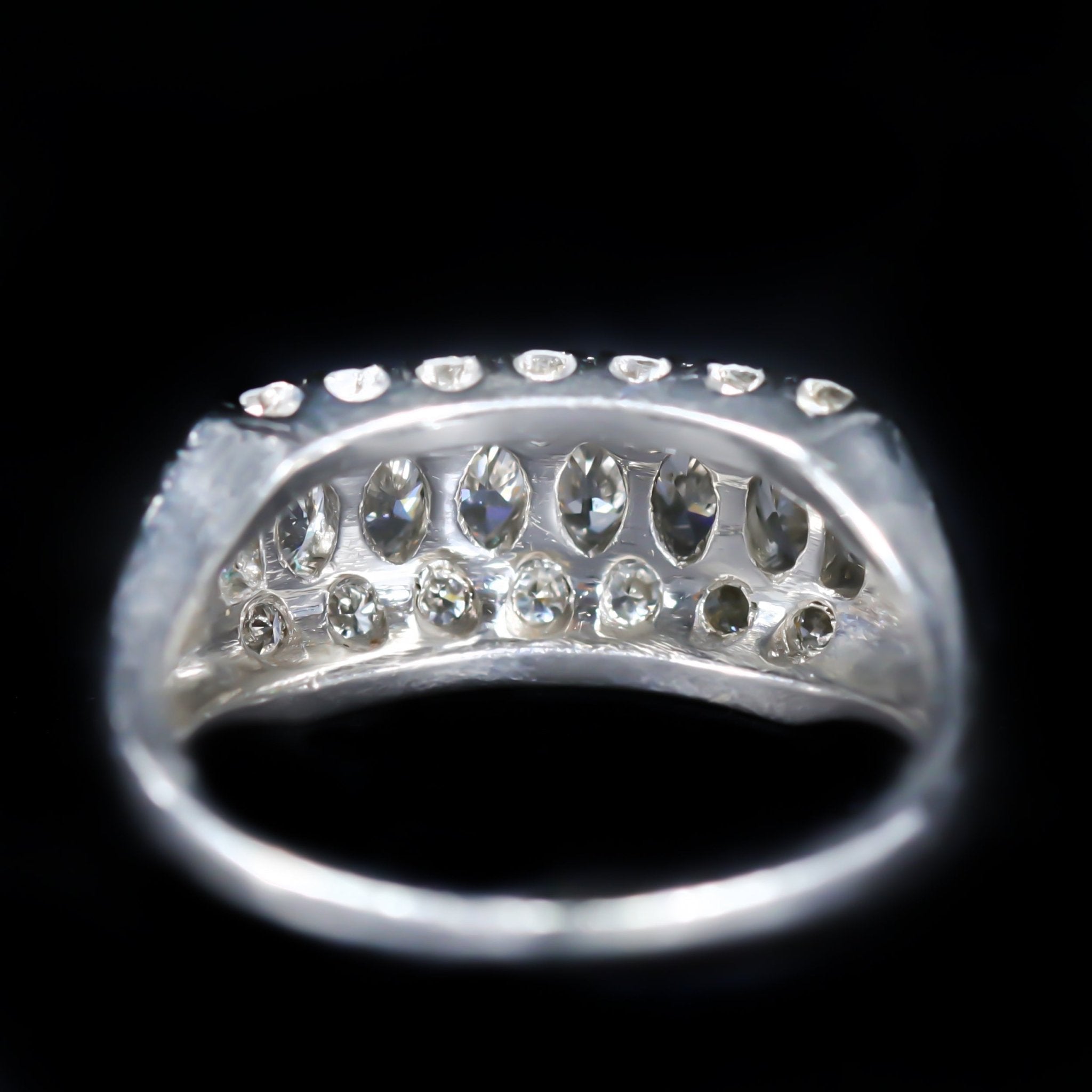 Retro Platinum 1.42 CTW Diamond Ring - Walton's Jewelry