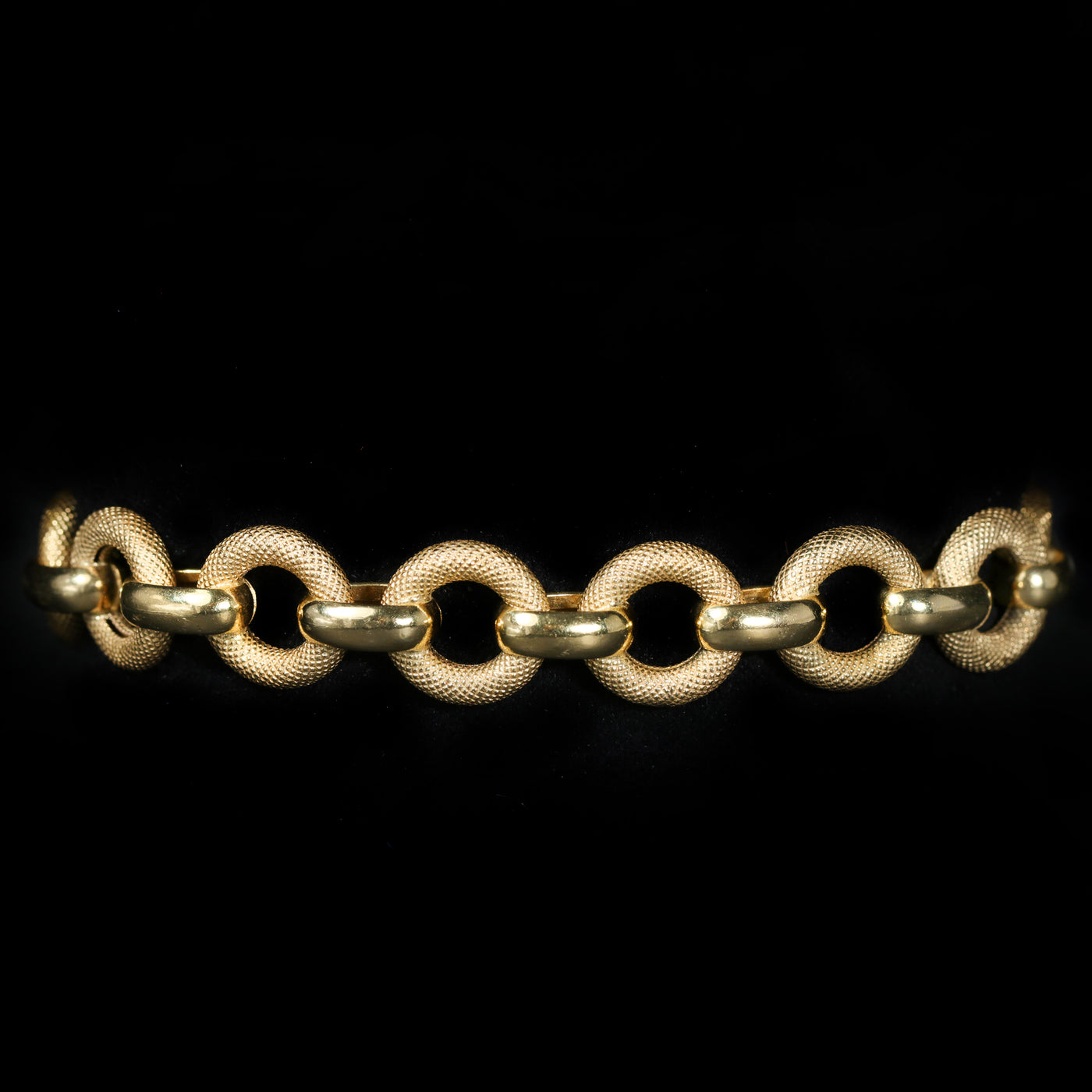 Estate 18K Yellow Gold Link Bracelet