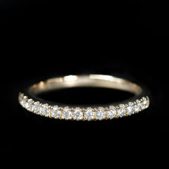 14k Yellow Gold 0.21 CTW Diamond Band - Walton's Jewelry
