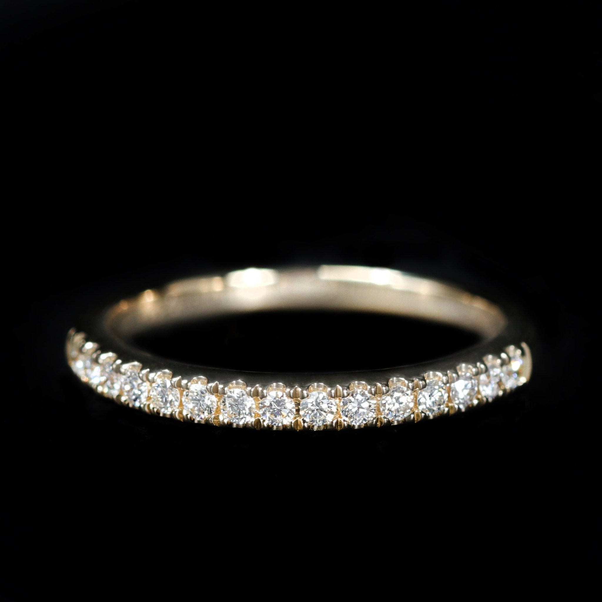 14k Yellow Gold 0.21 CTW Diamond Band - Walton's Jewelry