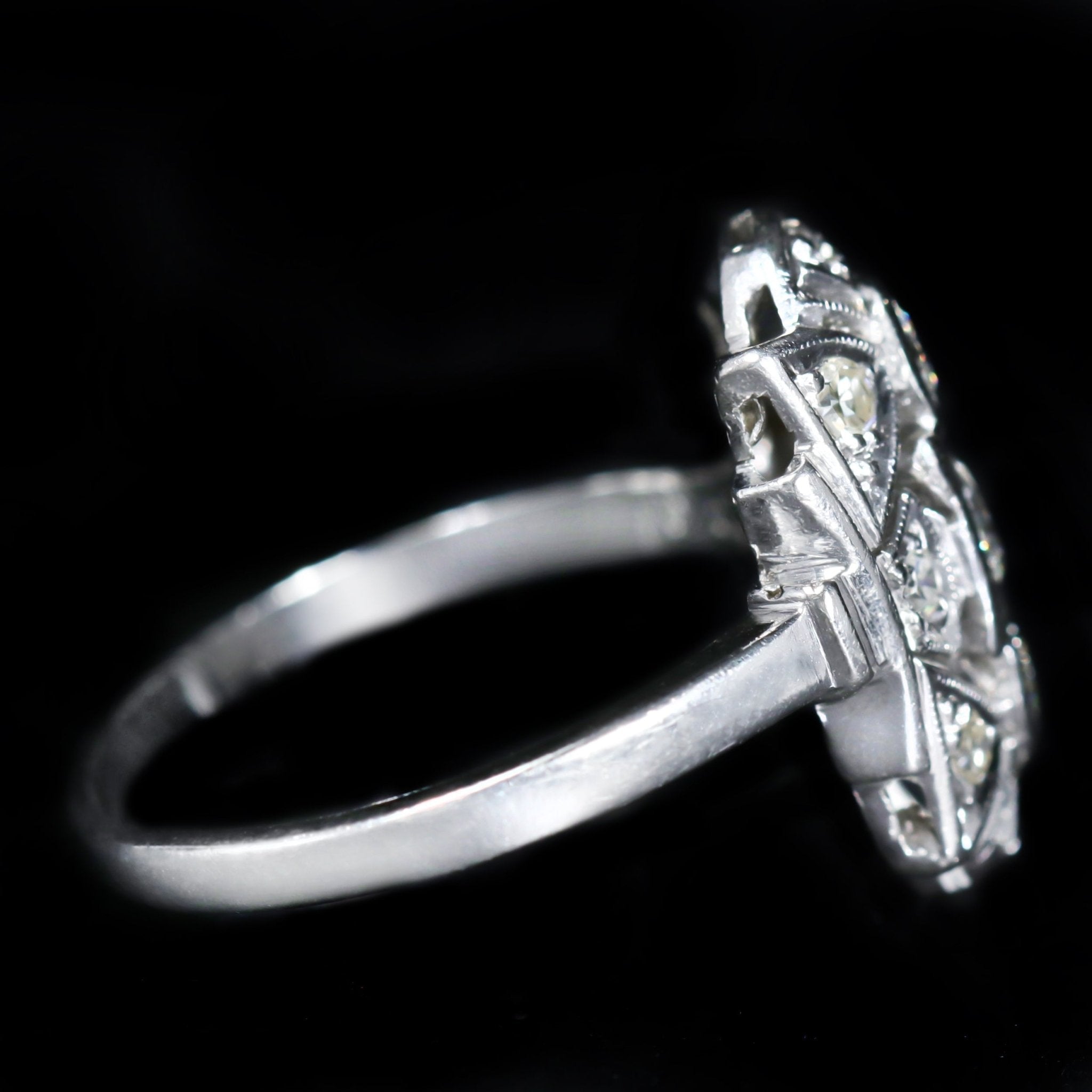 Estate Platinum 0.35 CTW Diamond Ring - Walton's Jewelry