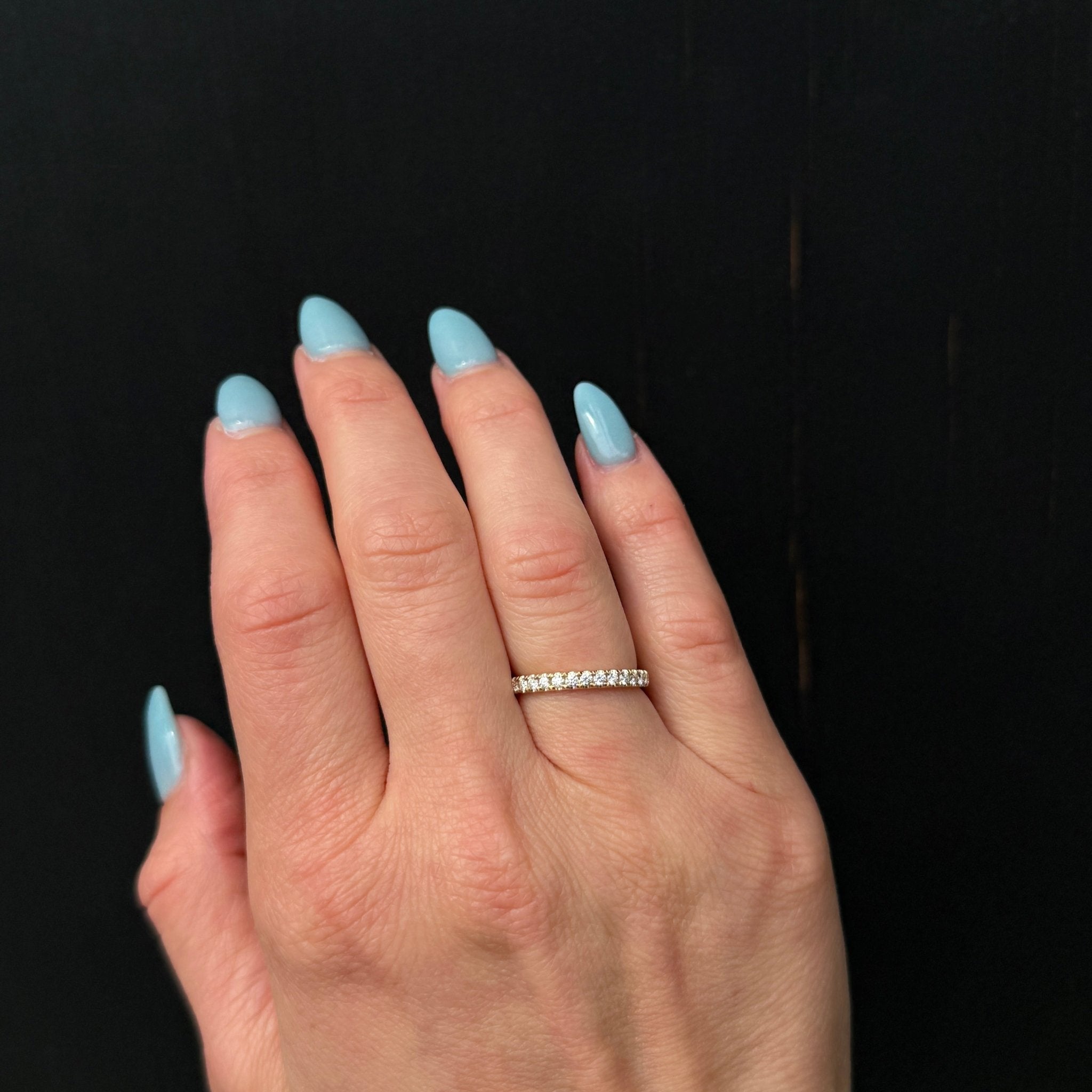 14K Yellow Gold 0.35 CTW Diamond Band - Walton's Jewelry