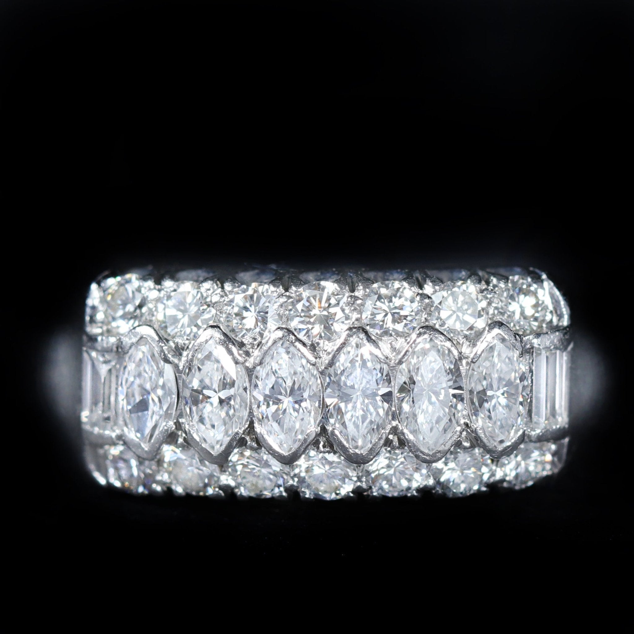 Retro Platinum 1.42 CTW Diamond Ring - Walton's Jewelry
