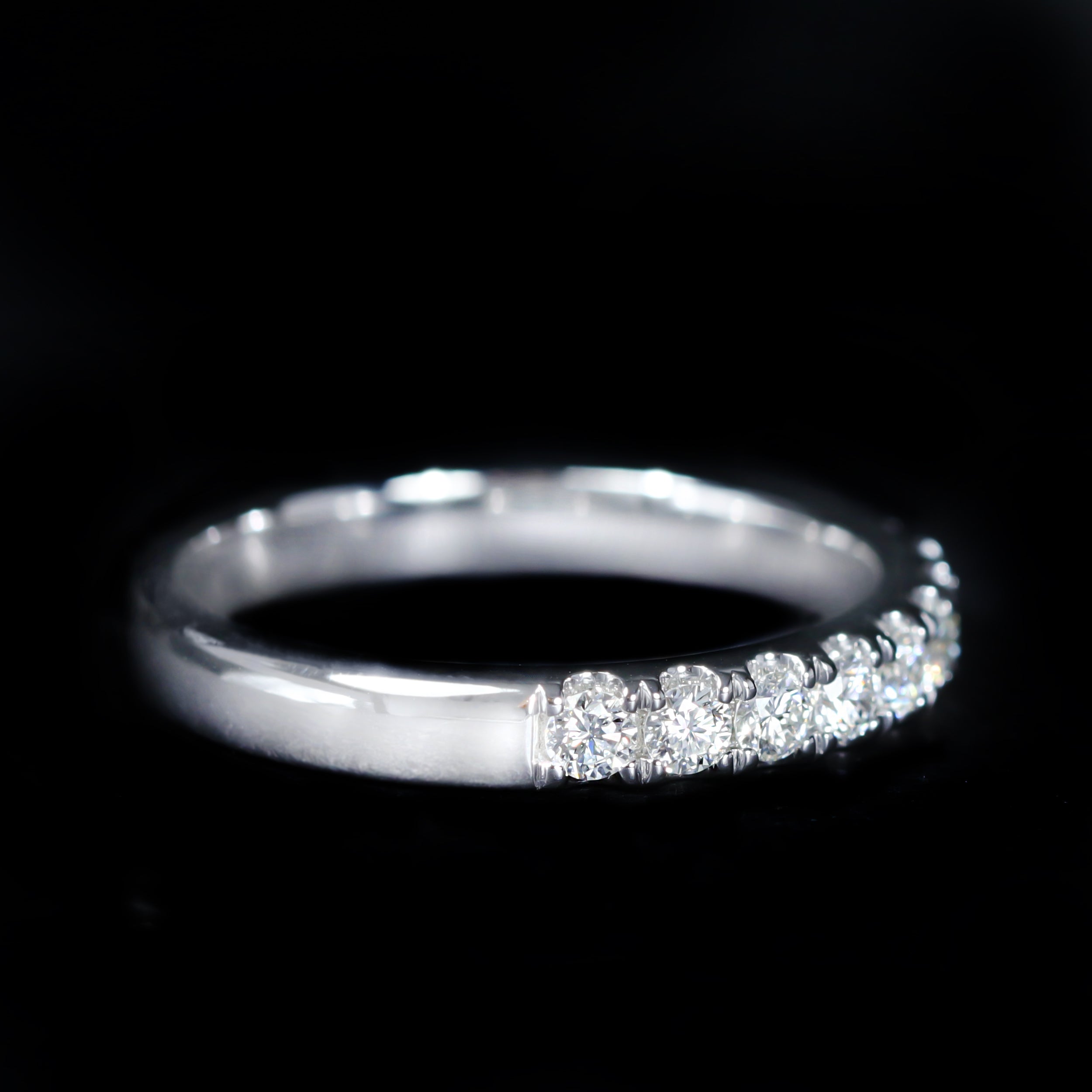 14K White Gold 0.56 CTW Diamond Band