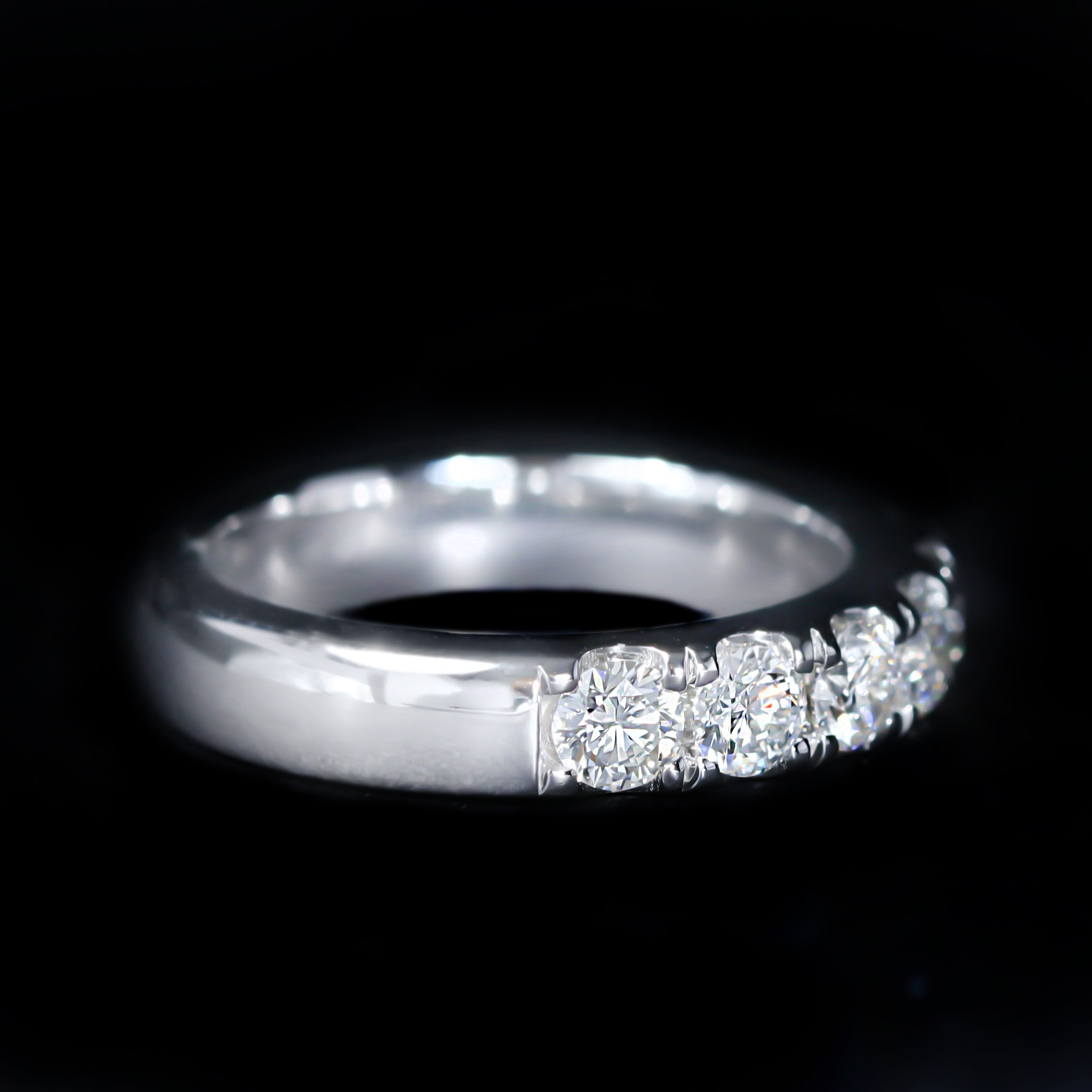 14K White Gold 1.63 CTW Diamond Band