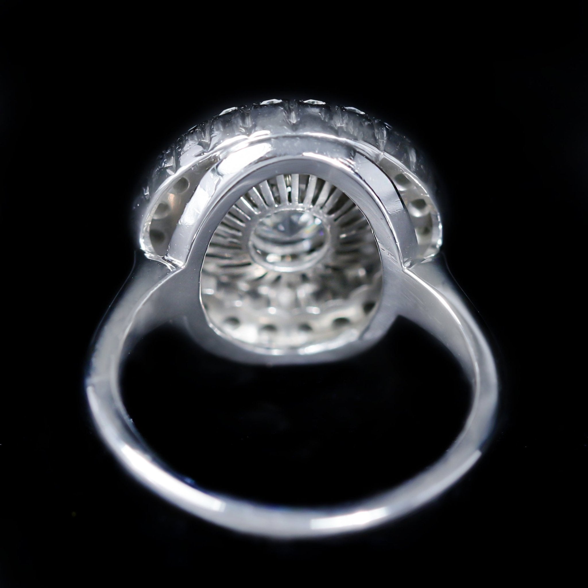 Mid Century 0.50 Carat Old European Cut Diamond Ring by Jabel - Walton's Jewelry